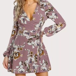 *NEW* Surplice Wrap Floral Dress